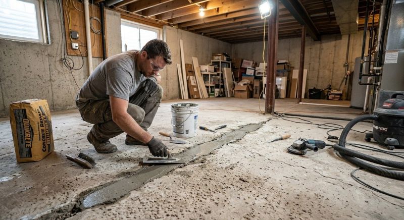 Slab Foundation Repair in North Kingstown, RI