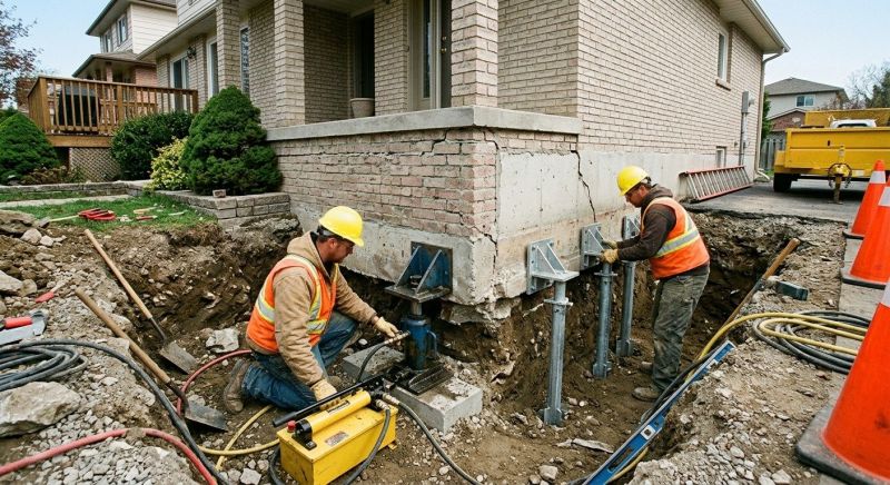 Structural Foundation Repair in Pawcatuck, CT
