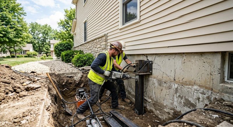 Structural Foundation Repair in West Warwick, RI
