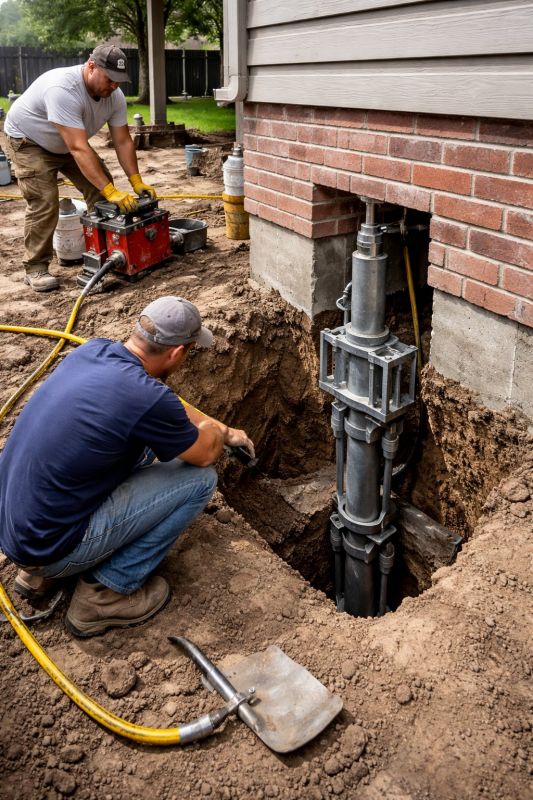 Structural Underpinning in North Kingstown, RI