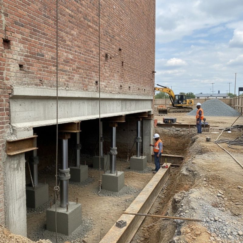 Structural Underpinning in North Kingstown, RI